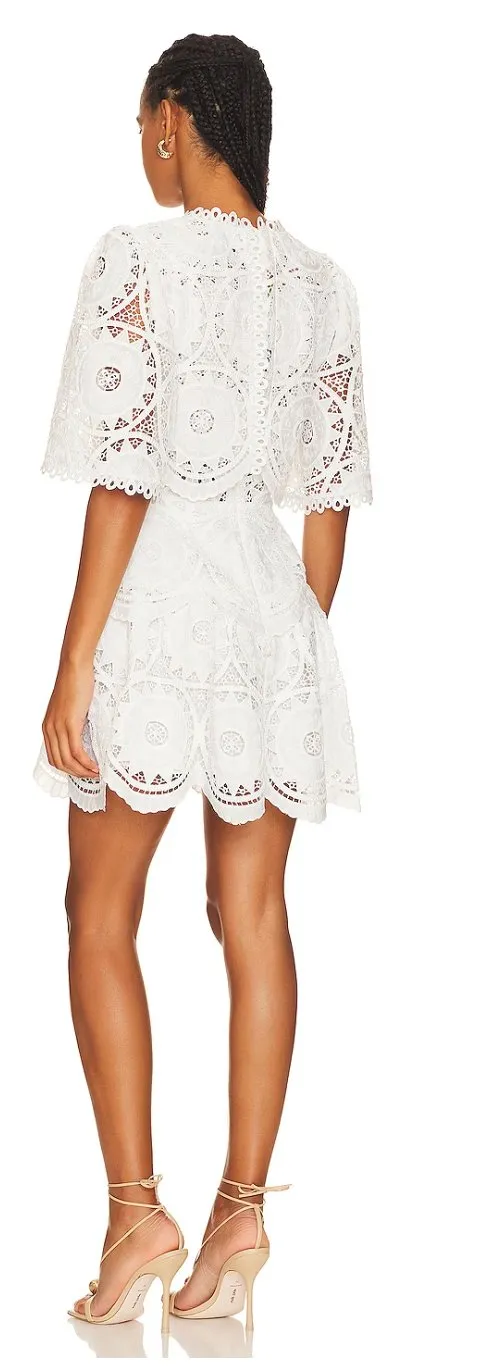 Alexis White Lace Dress