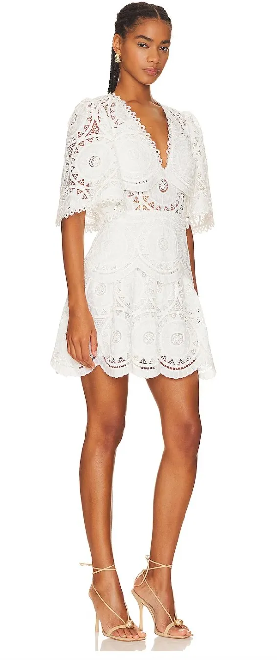 Alexis White Lace Dress