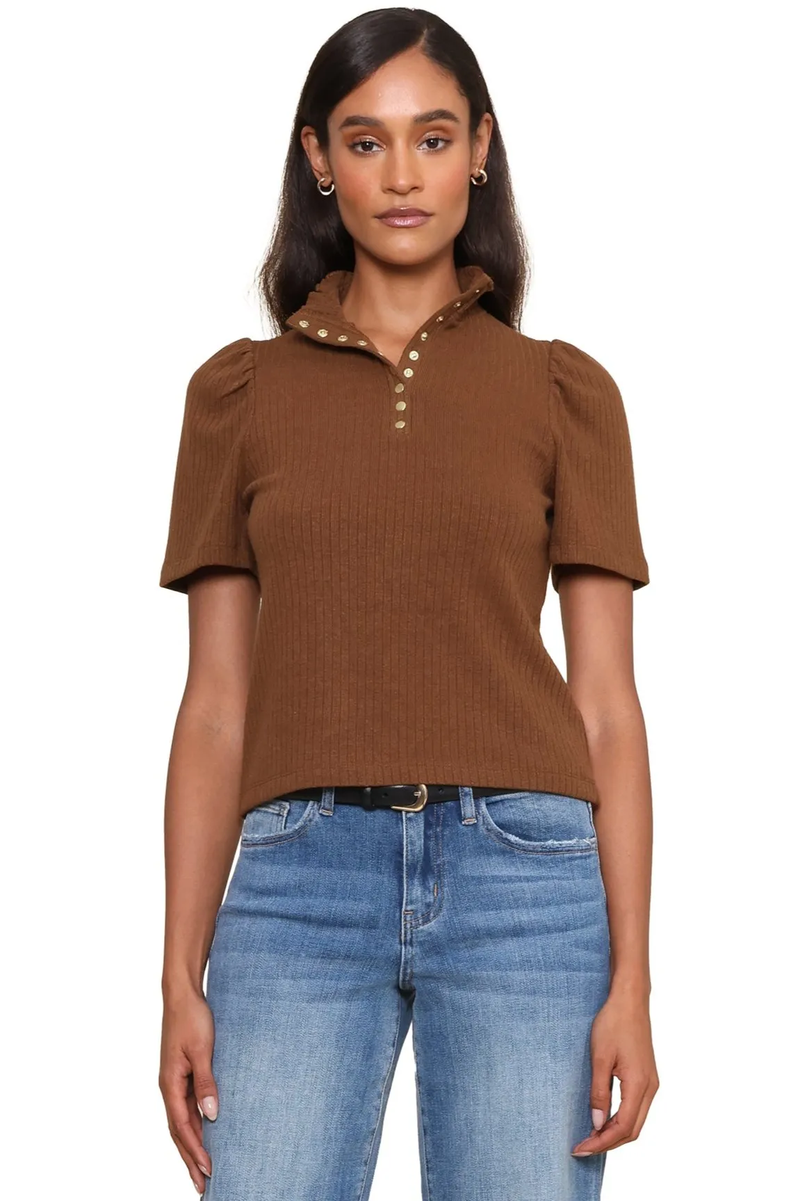 Barb Puff Sleeve Top