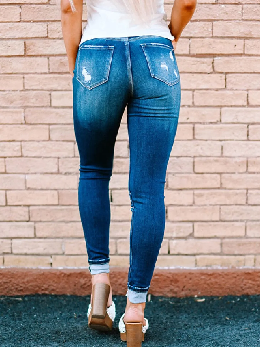 Casual Distressed Jeans