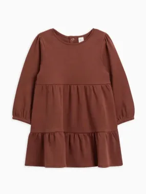 Colored Organics - Sofia Long Sleeve Tiered Dress - Sumac