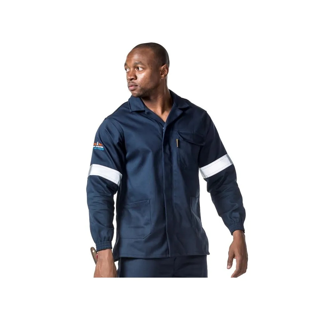 DROMEX CONTI JACKET NAVY FLAME & ACID WITH REFLECTIVE SIZE INCH-36