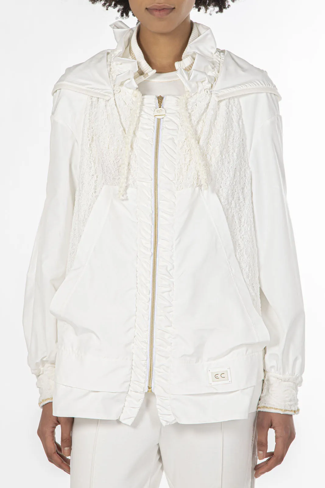 Elisa Cavaletti - Zipper Jacket With Hood