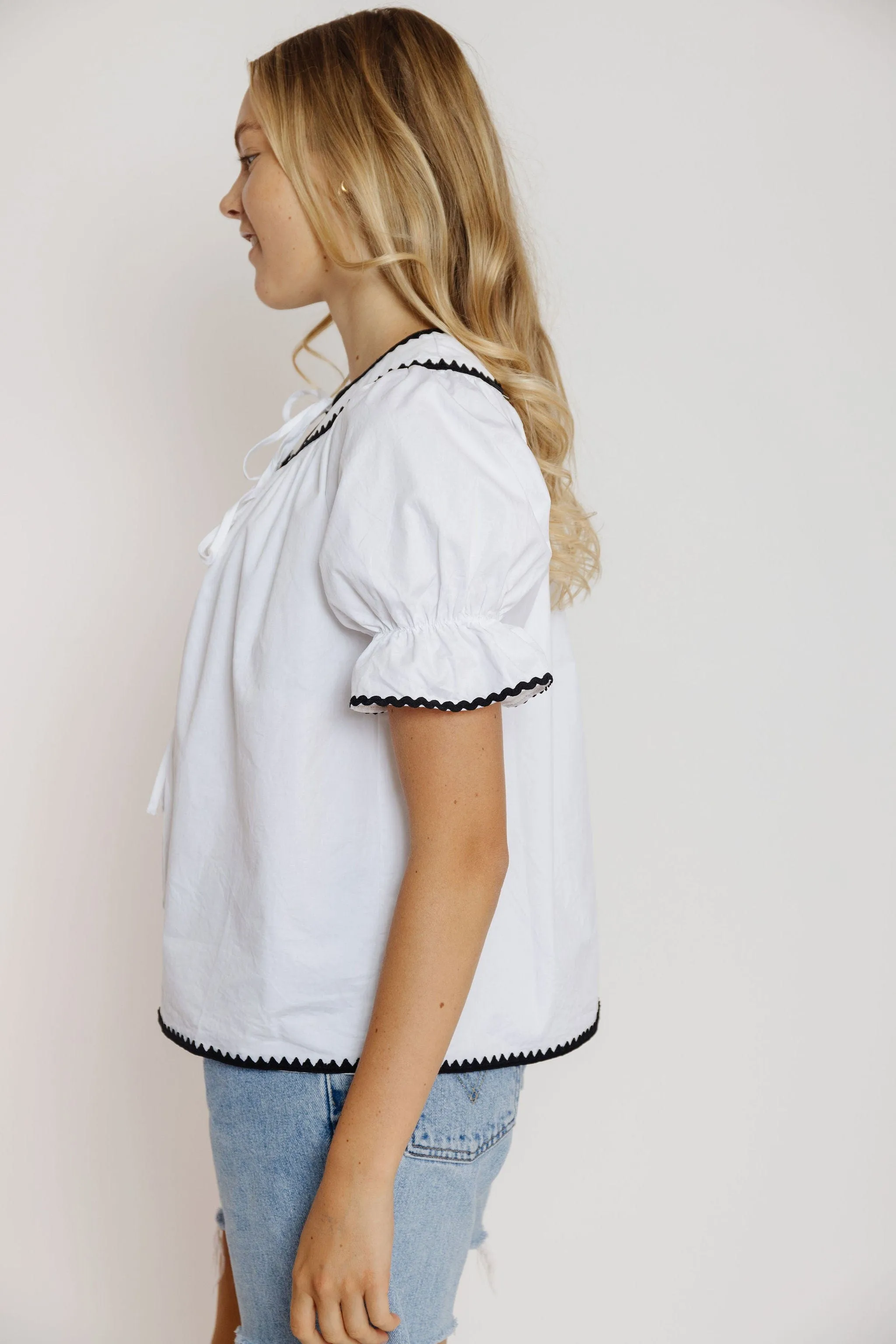 Jenna Blouse in Ivory