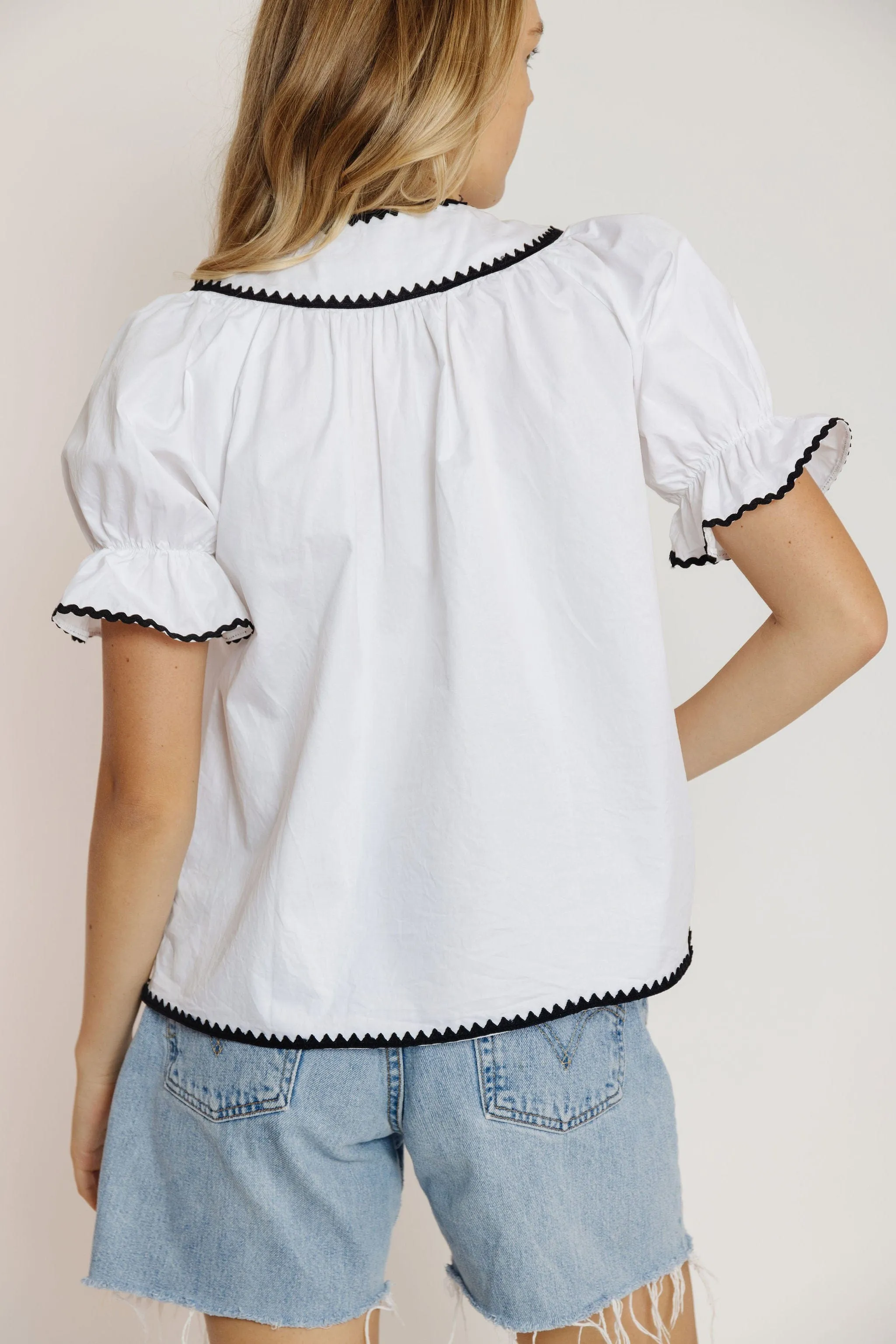 Jenna Blouse in Ivory