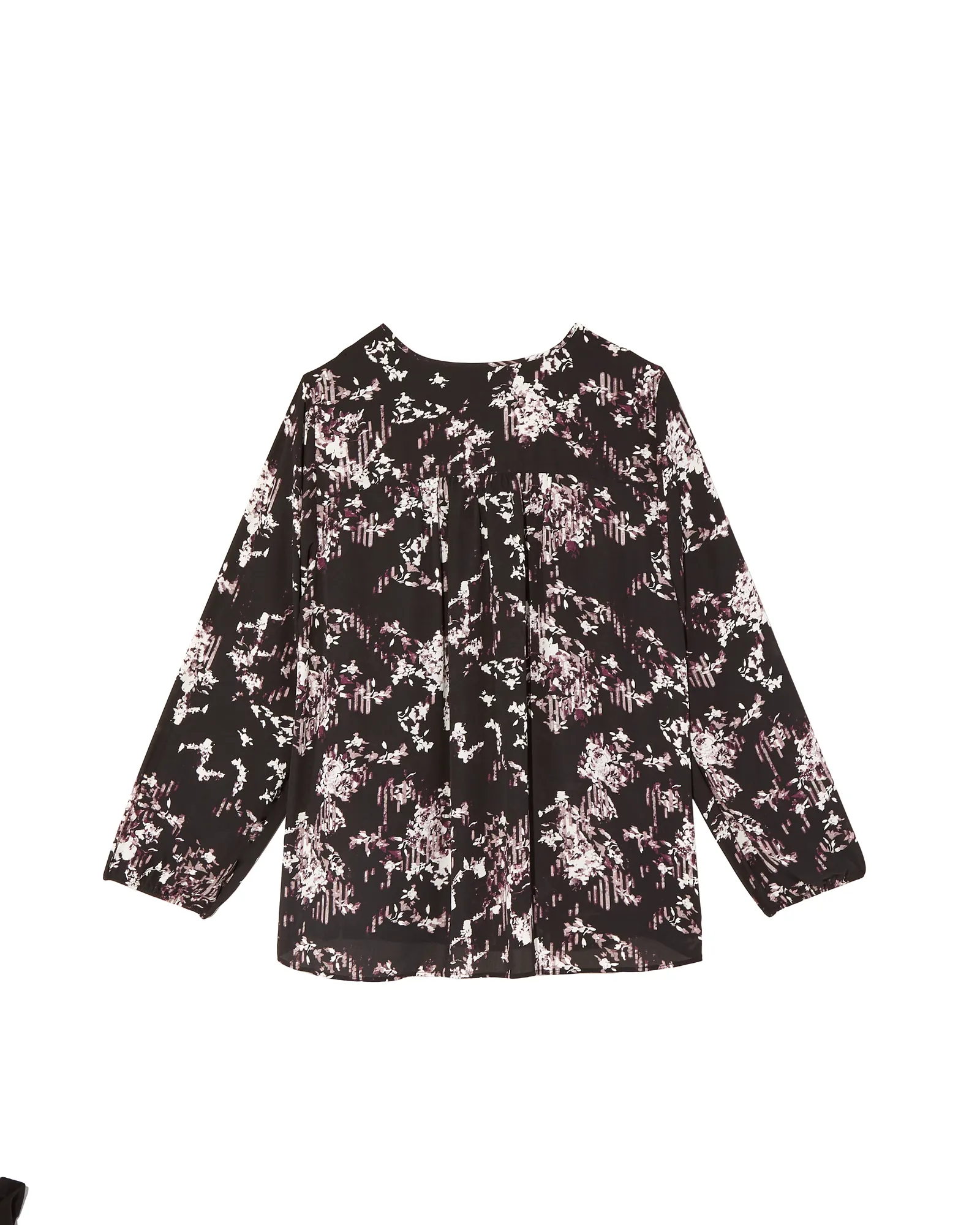 Jessamy Peasant Blouse | Black / Purple