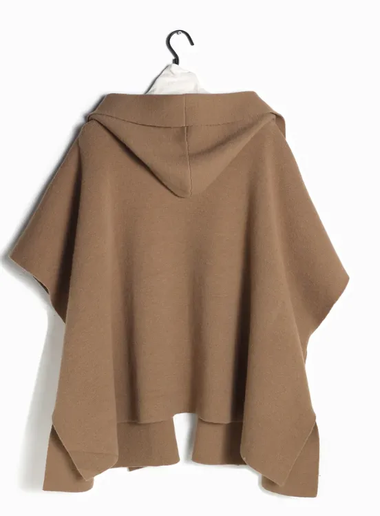 Look by M Hooded Cape Poncho