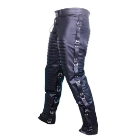 Mens Fetish Wear Black Leather Pants