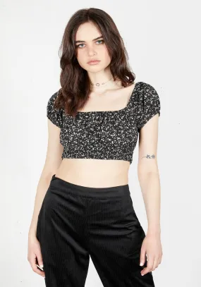 Milkweed Bardot Crop Top