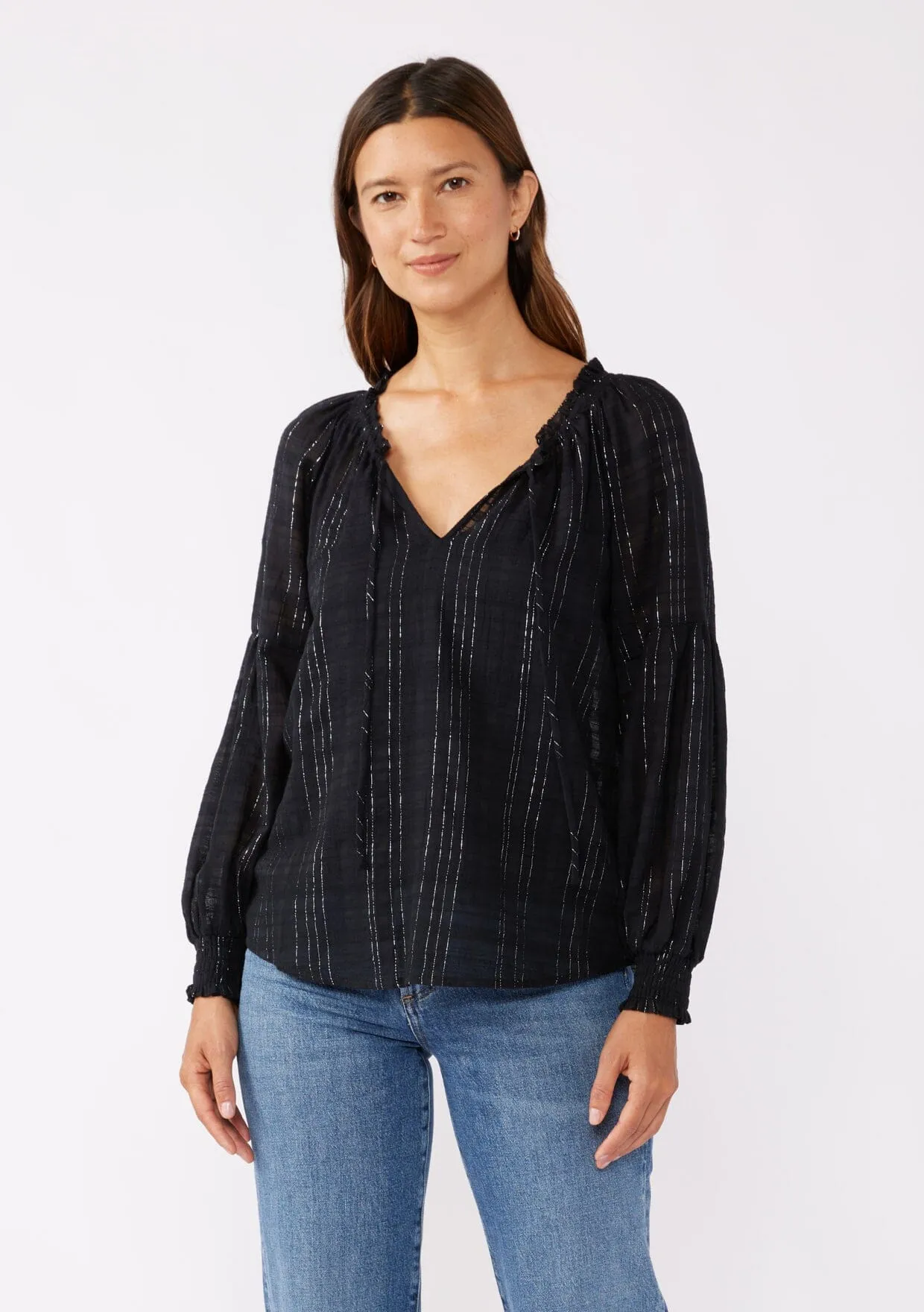 Moonlit Peasant Top