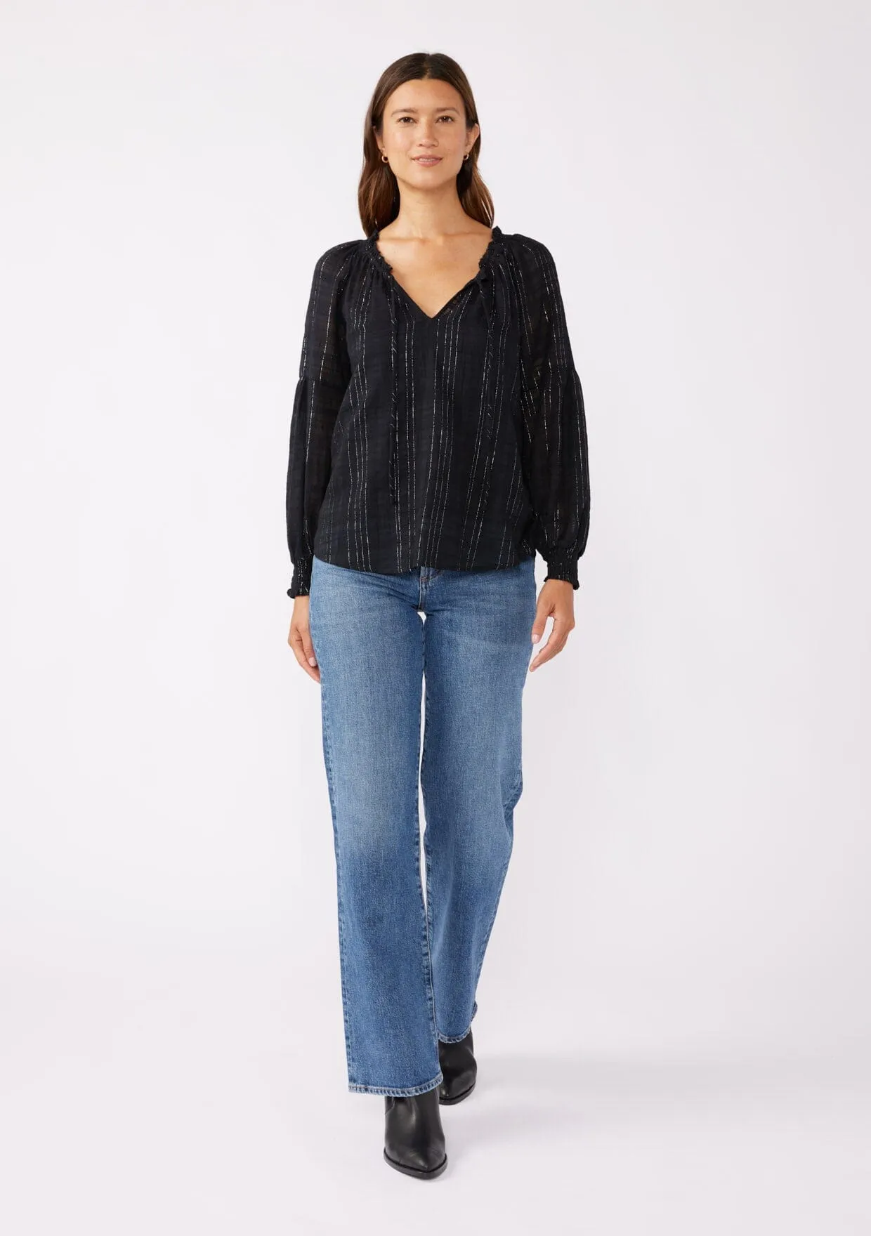 Moonlit Peasant Top