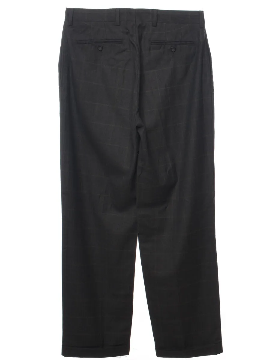 Nautica Checked Pattern Trousers - W34 L32