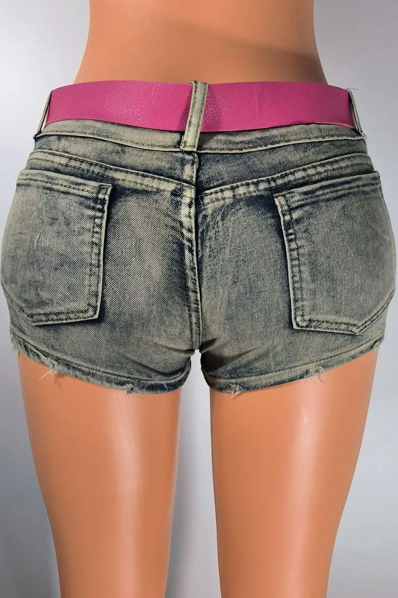 PF0311 Vintage Denim Hot Shorts