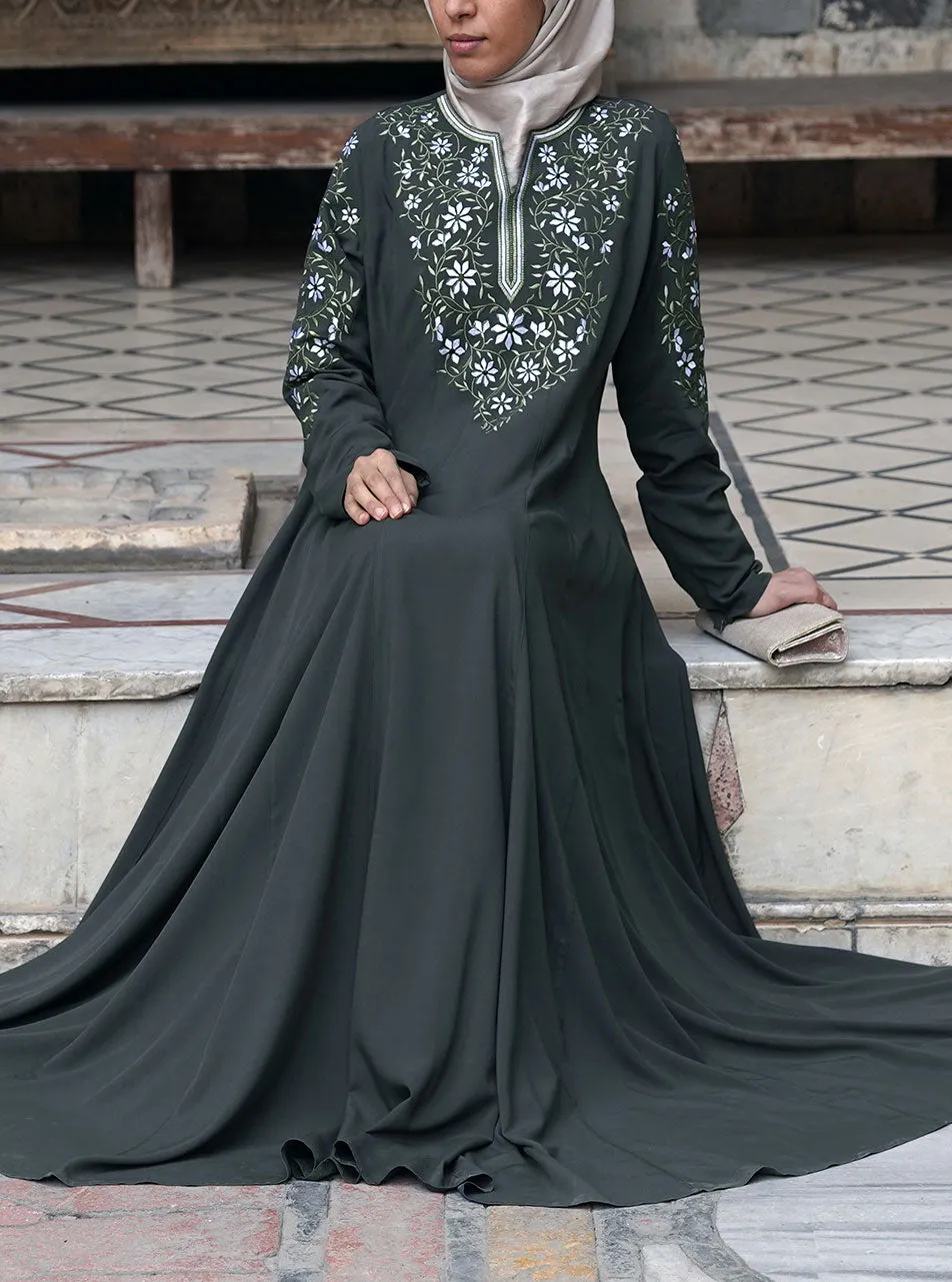 Secret Garden Abaya Gown