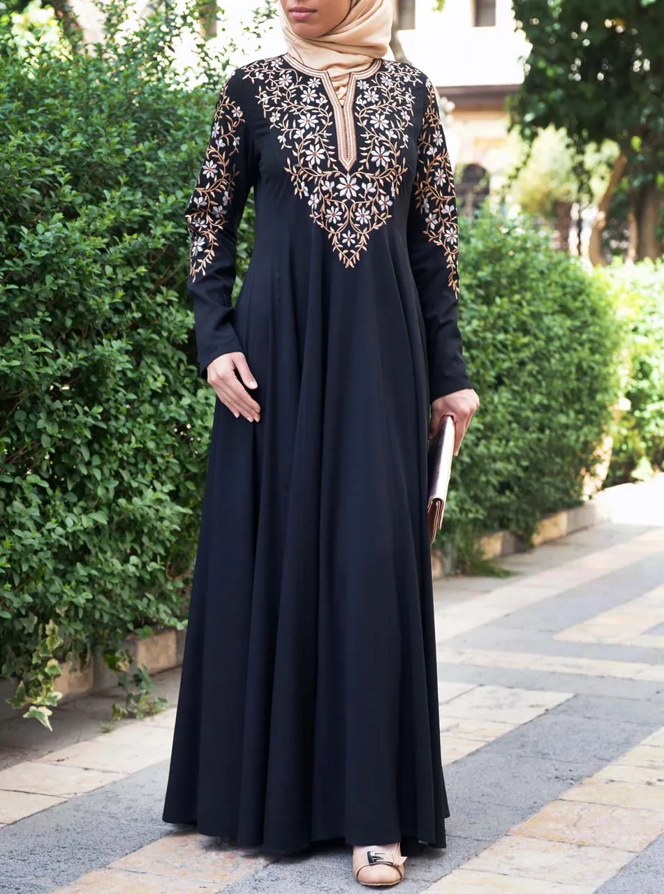 Secret Garden Abaya Gown