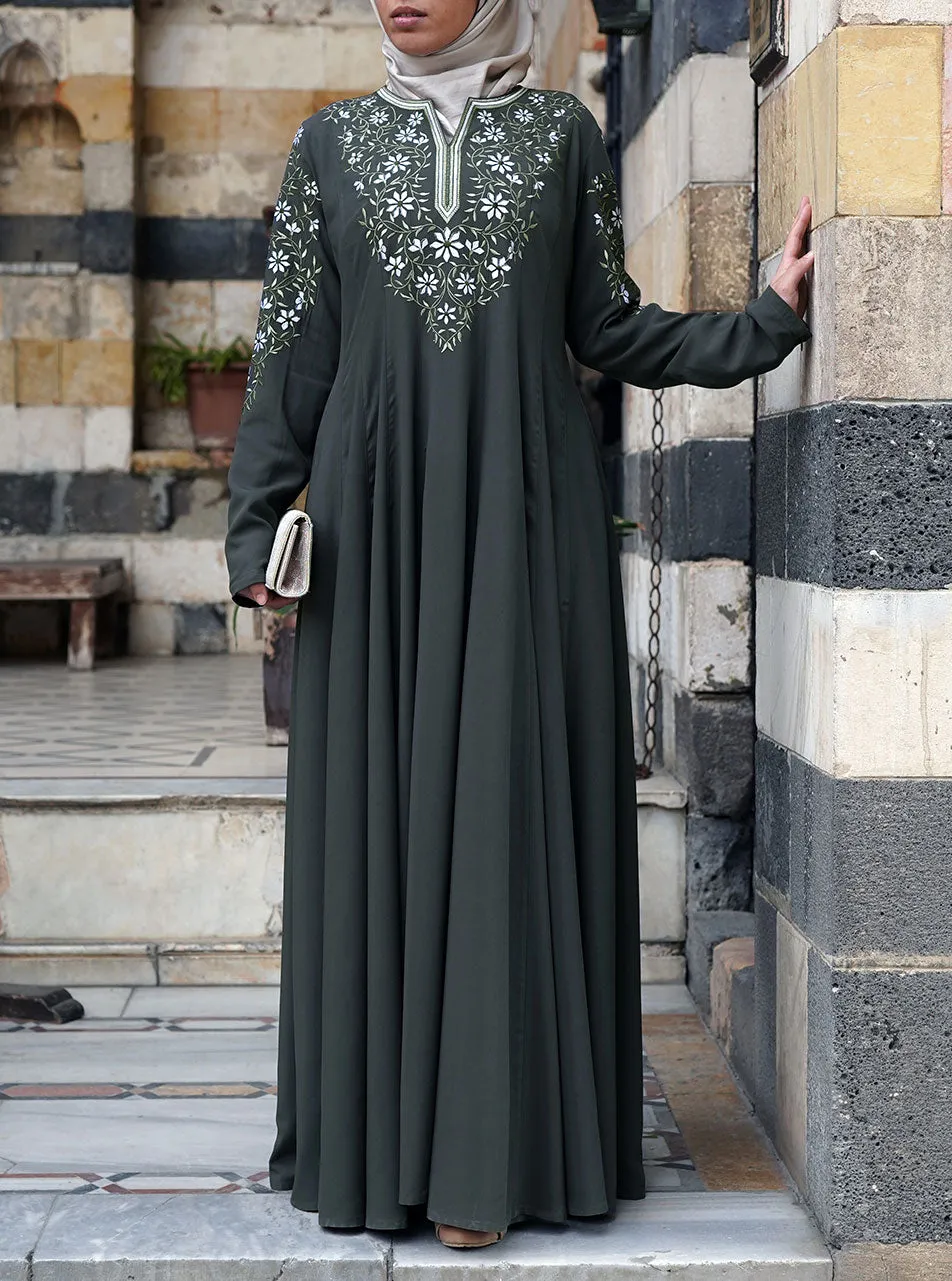 Secret Garden Abaya Gown