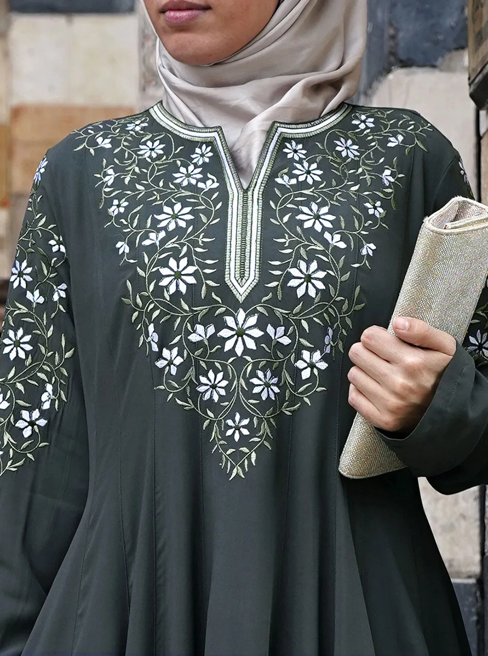 Secret Garden Abaya Gown