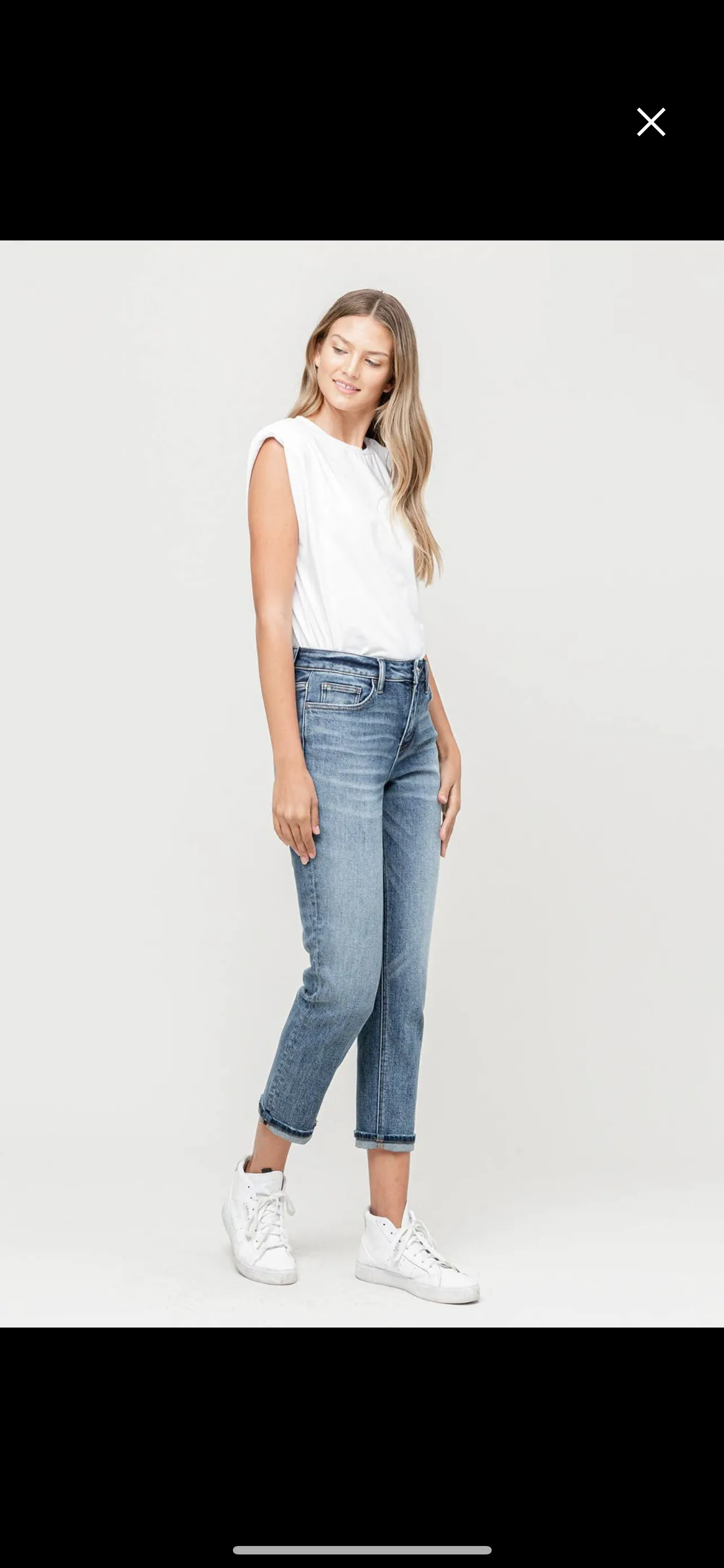 Sol Stretch Non-Distressed Boyfriend Jeans