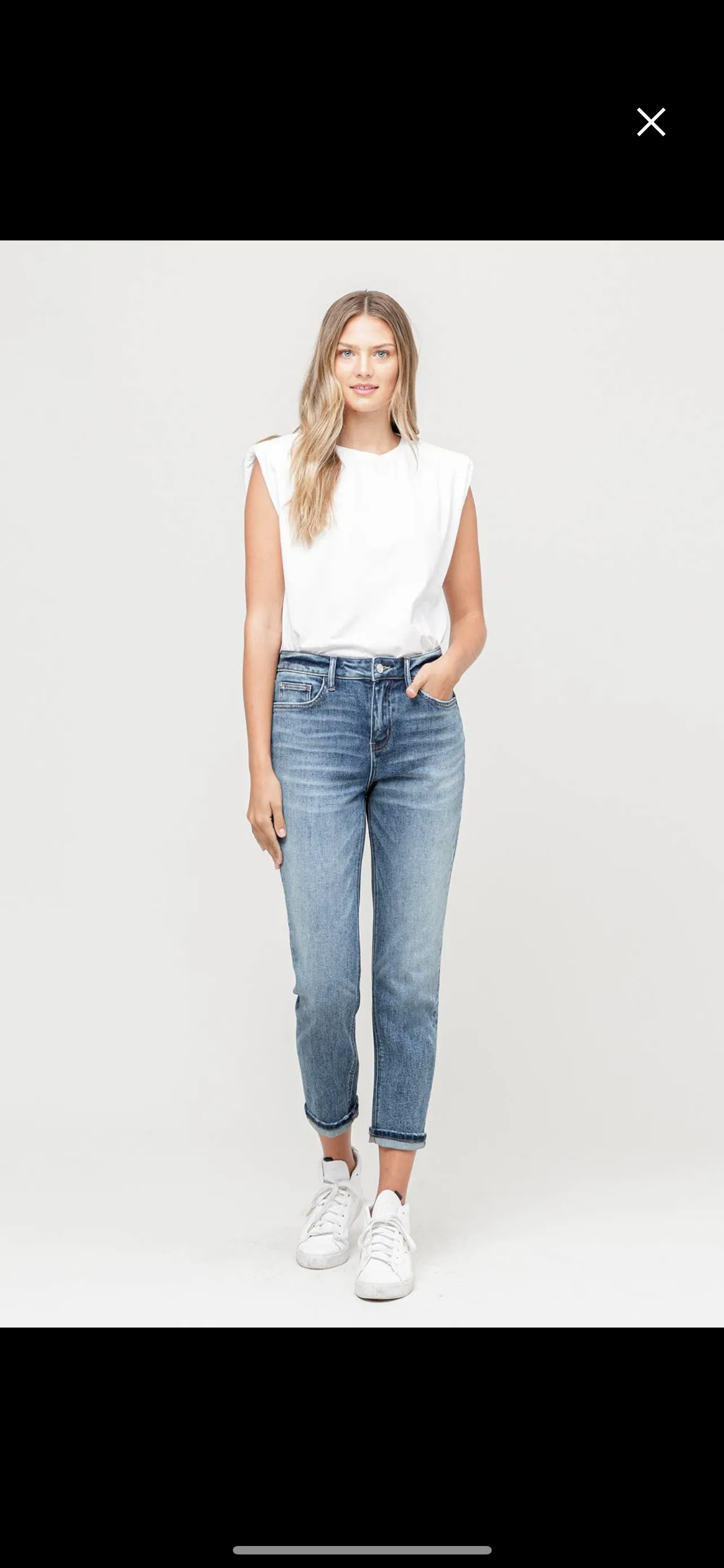 Sol Stretch Non-Distressed Boyfriend Jeans