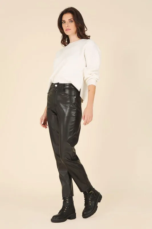 Vegan leather pants  - Online Exclusive