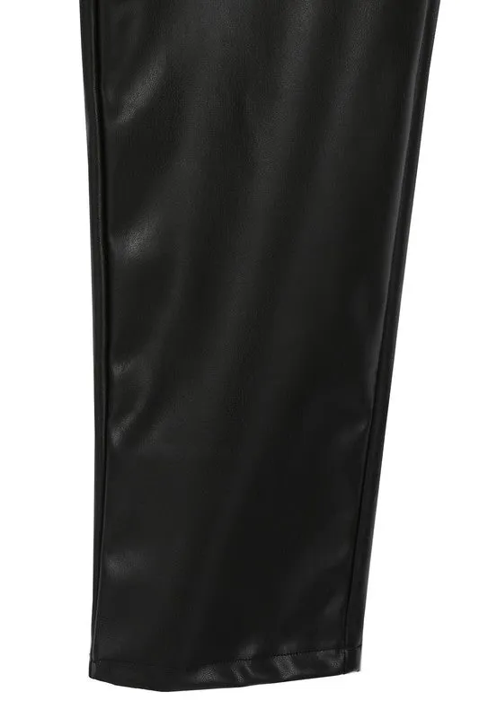 Vegan leather pants  - Online Exclusive