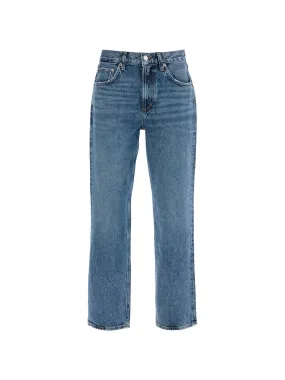 Vintage Effect Straight Jeans