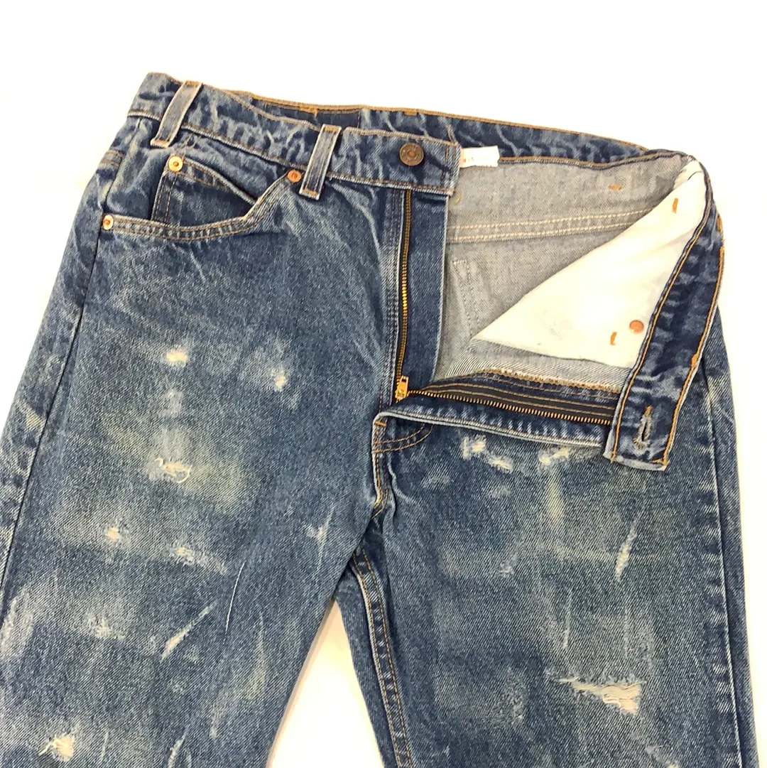 Vintage Levi’s Denim 517 Custom Distressed Jeans - 34in