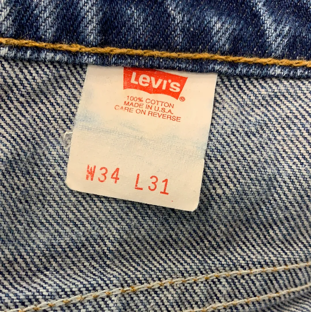 Vintage Levi’s Denim 517 Custom Distressed Jeans - 34in